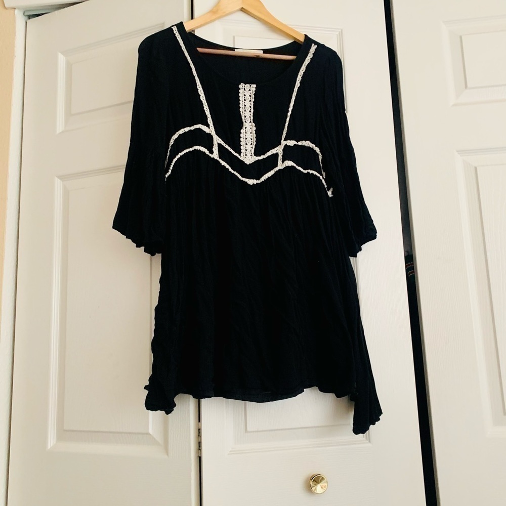 Entro black tunic/mini dress